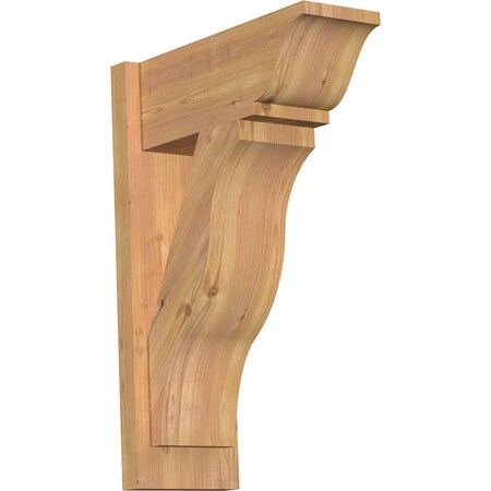 Ekena Millwork Funston Smooth Traditional Outlooker, Western Red Cedar, 7 1/2"W x 18"D x 26"H OUT08X18X26FST01SWR